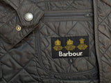 Barbour Jacket S Gunmetal Grey Ariel Padded Quilt Polyester
