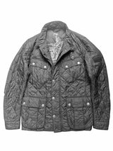 Barbour Jacket S Gunmetal Grey Ariel Padded Quilt Polyester