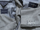 Benjamin Zegna Sport Coat Light Grey Birdseye 2-button Soft Shoulder Wool/Silk