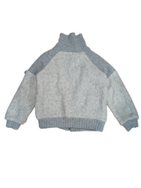 Vintage Spelana Norwegian Sweater Jacket L Natural Grey Full Zip Cardigan Pure Spelsau Wool Rare