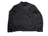 RLX Ralph Lauren Zip Sweater/Jacket Black L Wool Leather