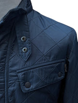 Barbour Jacket L Navy Blue Ariel Polarquilt Polyamide
