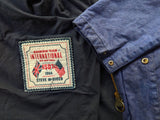 Barbour Coat Steve McQueen S/M Blue Lawtell Waxed Cotton