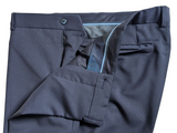 Pal Zileri Lab Suit 40/41R Navy Blue Slim Fit Wool