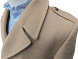 Vintage Maculett of England DB Coat L/42 Beige Heavy Wool