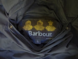 Barbour Reversible Waxed/Quilted Coat L Midnight Blue Bedley