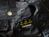 Barbour Jacket M Navy Blue Ariel Padded Quilt Polyester