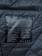Barbour Motorcycle Jacket M Navy Blue Duke Waxed Cotton