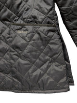Barbour Jacket S/M Dark Jungle Green Liddesdale Padded Quilt Polyamide