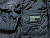 Barbour McQueen Jacket M Dark Navy Blue Hilson Polyester Special Edition