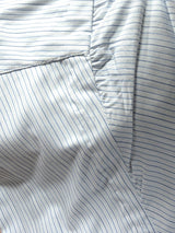 Barba Antica Barberia Shirt 15.75 White Striped Spread Collar Cotton