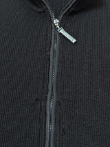 Paul & Shark Sweater M Black Zip Cardigan Wool