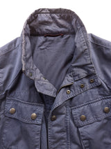 Hackett Velospeed Field Jacket S Mid Blue Washed Cotton
