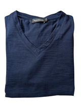 Paul Stuart Sweater L Navy Blue Baby Alpaca/Silk