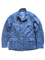 Barbour Jacket XL Mid Blue Ariel Padded Quilt Polyester