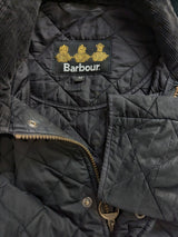 Barbour Jacket M/L Black Chelsea Padded Quilt Polyester