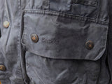 Barbour Coat M Midnight Beaufort Waxed Cotton