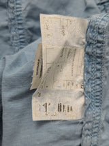 LBM 1911 Jacket Sky Blue Button front Blouson Washed linen/cotton