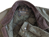 Barbour Motorcycle Jacket S Dark Olive Green Duke Waxed Cotton