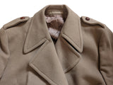 Vintage Maculett of England DB Coat XXL/46R Beige Heavy Wool