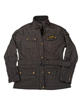 Barbour Ladies International Belted Jacket XS/2 US Brown Polar Quilted Polyester