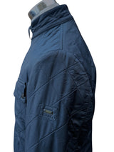 Barbour Jacket L Navy Blue Ariel Polarquilt Polyamide