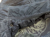 Barbour Jacket M Navy Blue Ariel Padded Quilt Polyester