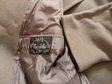 Vintage Maculett of England DB Coat XXL/46R Beige Heavy Wool