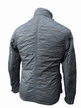 Barbour Jacket S Gunmetal Grey Ariel Padded Quilt Polyester