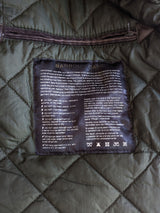 Barbour Motorcycle Jacket S Dark Olive Green Duke Waxed Cotton