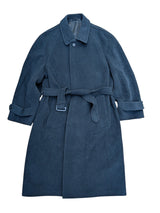 Vintage Odermark Belted Balmacaan Raglan Coat L/42R Dark Emerald Green Herringbone Wool