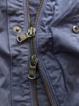 Hackett Velospeed Field Jacket S Mid Blue Washed Cotton
