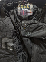 Barbour Jacket M Soft Midnight Corbridge Waxed Cotton