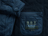 Barbour Jacket L Navy Blue Ariel Polarquilt Polyamide