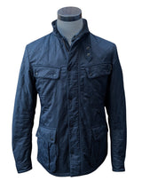 Barbour Jacket L Navy Blue Ariel Polarquilt Polyamide