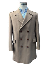 Vintage Maculett of England DB Coat XXL/46R Beige Heavy Wool