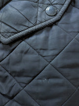 Barbour Jacket L/XL Midnight Blue Powell Padded Quilt Polyester