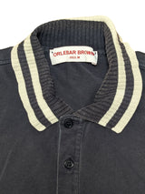 Orlebar Brown Polo Shirt M Navy Trimmed Collar Cotton