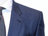 Paul Smith Suit 38R Slim French Blue 2-button Pure Wool Italy