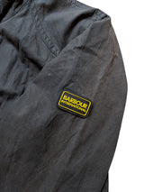 Barbour Ladies Jacket S/4 US Black Livingo Biker Waxed Cotton