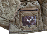 Barbour Jacket L/XL Olive Green Liddesdale Padded Quilt Polyamide