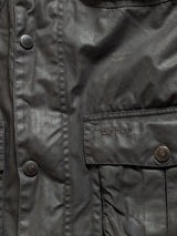 Barbour Jacket M Soft Midnight Corbridge Waxed Cotton