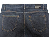 Zegna Jeans 33/34 Washed Dark Blue 5 pocket cotton/elastane denim