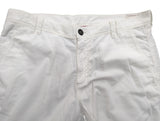Brunello Cucinelli Trousers 36 White Flat Front Cotton Micro Cord