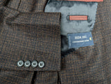 Benjamin Reda Sport Coat Brown Weave 2-button Soft Shoulder Wool