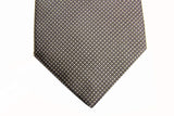 Benjamin Tie Silver grey weave silk