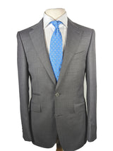 Benjamin Suit Mid Grey 2-Button Wool/Cashmere