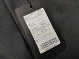 Luigi Bianchi Trousers 46 Mid Grey Pleated front Full Leg Wool