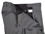 Luigi Bianchi LUBIAM 3 Piece Suit 48/50L Custom Grey Striped Double Breasted Pure wool