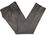 Luigi Bianchi Suit 40R Grey Plaid 3-Button 110's Wool Cerruti